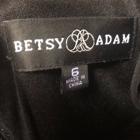 Betsy and Adam Lace Evening Gown - Picture 3 of 3